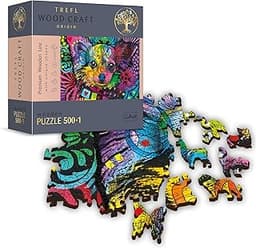 Puzzle en bois Trefl Chien Coloré