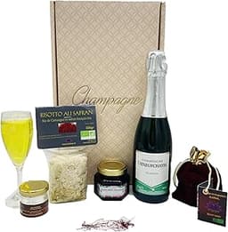 Coffret Champagne Brut AOC & délices BIO
