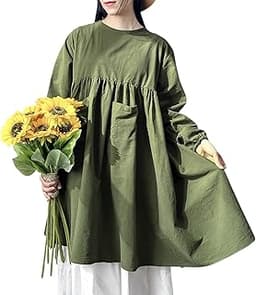 Tablier japonais en coton à manches longues