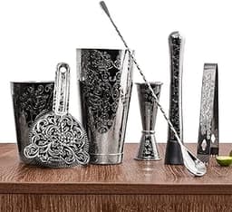 SKY FISH Shaker 7 pièces Plaqué Noir