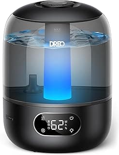 Dreo Humidificateur d’air 3L Silencieux 26 dB – Diffuseur d’huiles