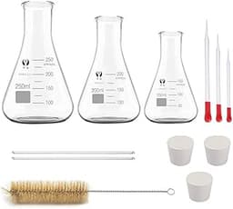 JESSTOLO Kit flacons Erlenmeyer