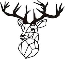 Sculpture murale métal Hansmeier Deer Head