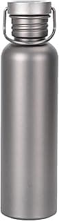 Bouteille en Titane Isotherme Anti-Fuite - Pour Vélo, Randonnée et Camping - Réutilisable - 500/600/750 ml