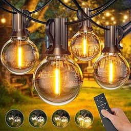 Guirlande guinguette G40 dimmable 30 m avec télécommande