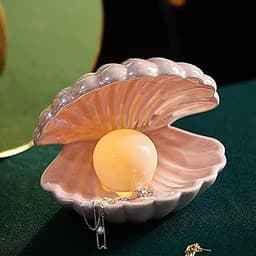 Lampe coquillage en céramique LED