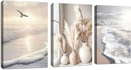 Triptyque plage boho 3 panneaux