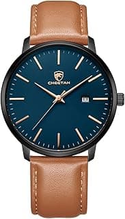 Montre CHEETAH fine cuir