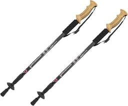 MidGard Bâtons de randonnée télescopiques avec poignée liège